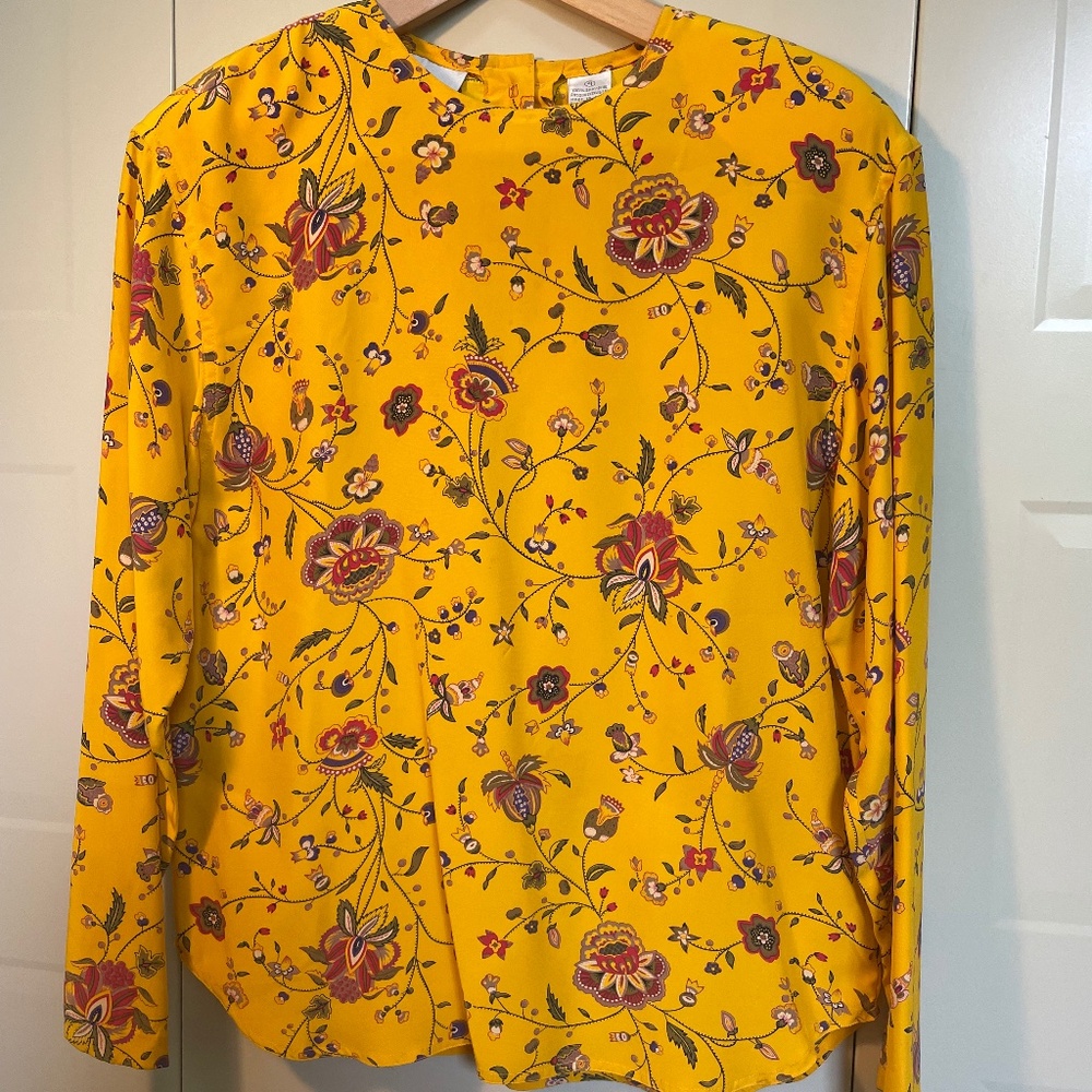 Floral Silk Blouse